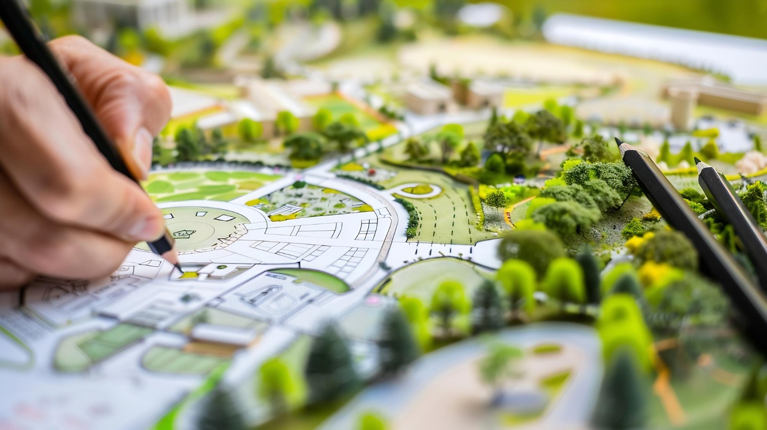 AI landscaping plan
