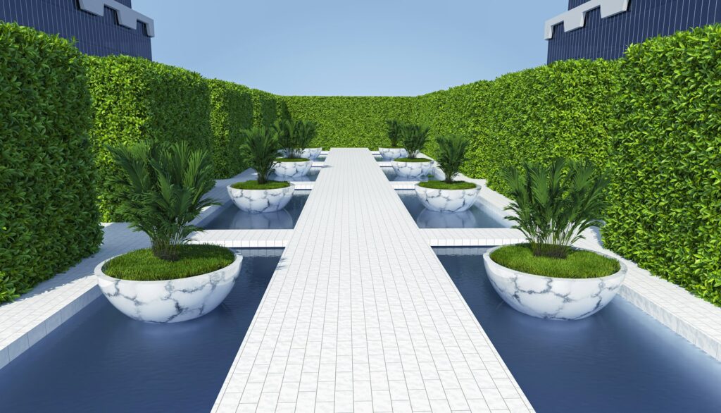 AI landscape design