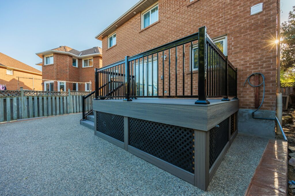 Deck-to-Patio Drainage