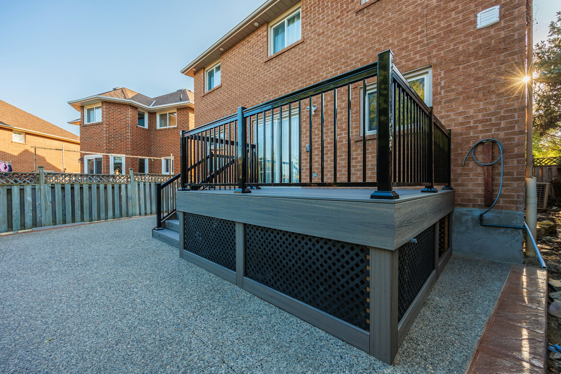 Deck-to-Patio Drainage