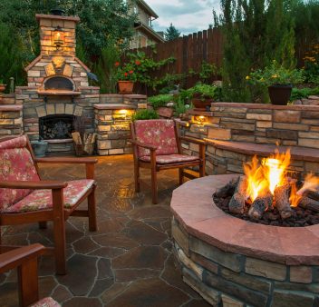 A perfect outdoor space is personalized to the homeowner, such as this beautiful outdoor brick oven designed to create the perfect pizzas.